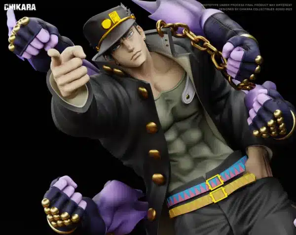 JoJos Bizarre Adventure Chikara Studio Jotaro Vs Dio Resin Statue 6