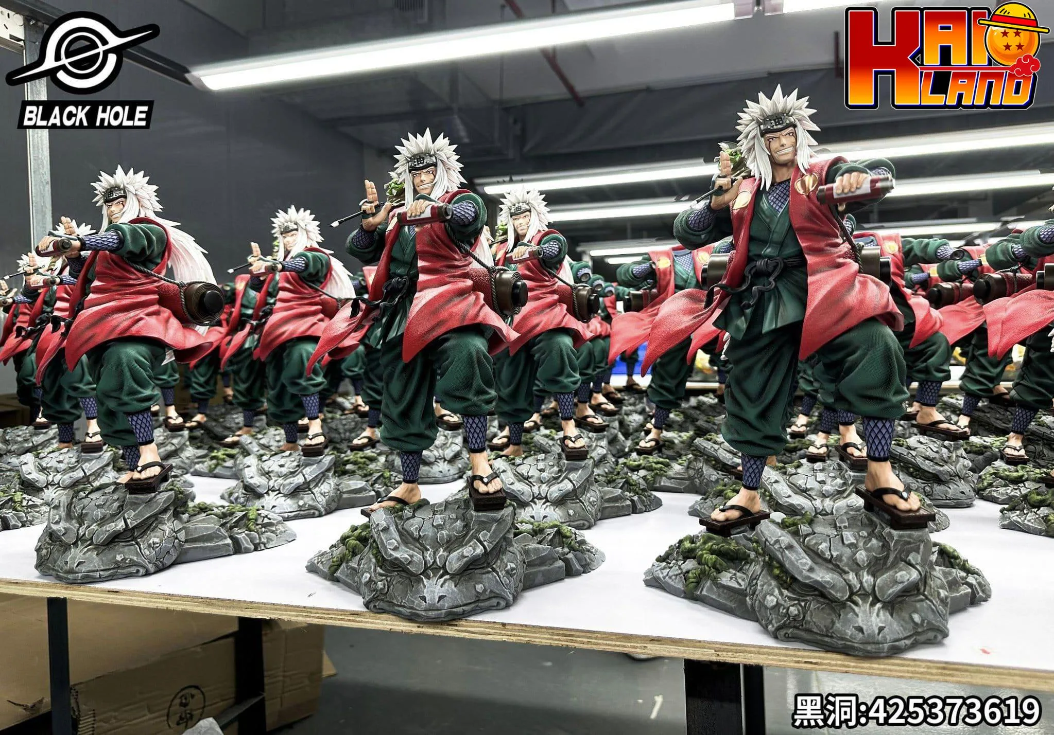 Naruto Black Hole Studio Jiraiya Resin Statue
