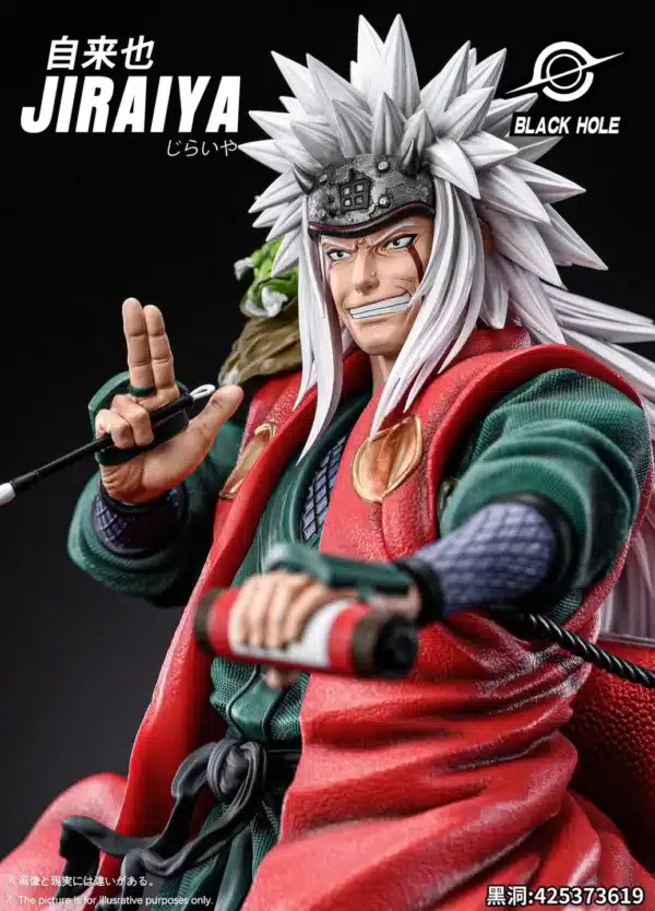 Naruto Black Hole Studio Jiraiya Resin Statue 4
