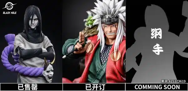 Naruto Black Hole Studio Jiraiya Resin Statue 7