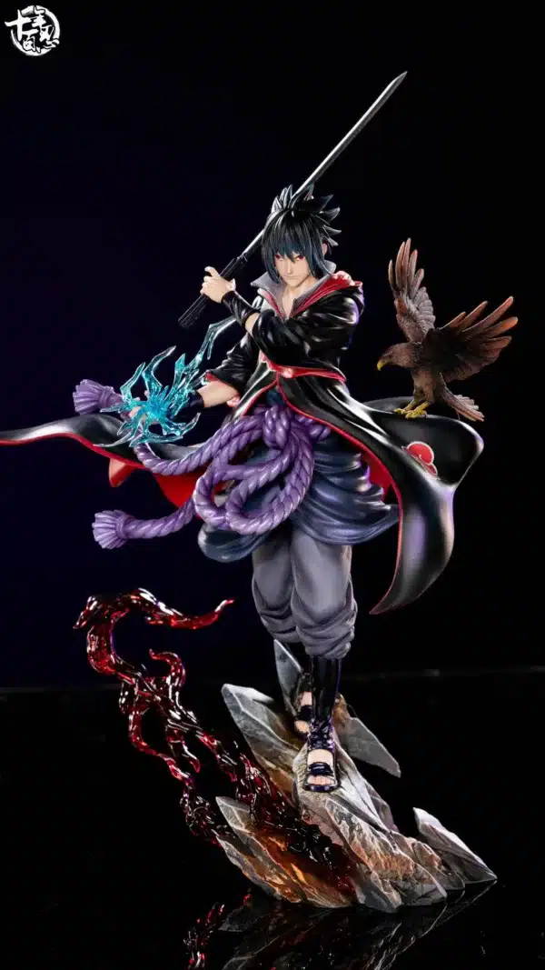 Naruto SNBR Studio Sasuke Akatsuki Resin Statue 1