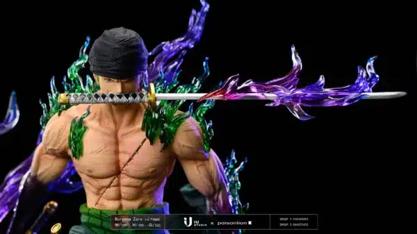 One Piece IU Studio Battle Time Roronoa Zoro Resin Statue 6