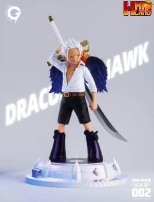 One Piece Super Guai Studio Seraphim Dracule Mihawk Resin Statue
