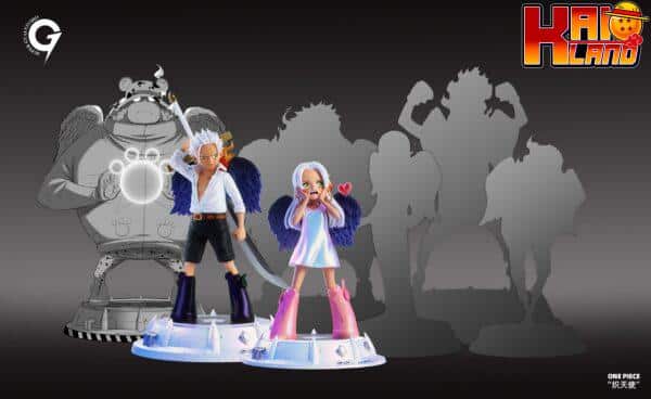 One Piece Super Guai Studio Seraphim Dracule Mihawk Resin Statue 7
