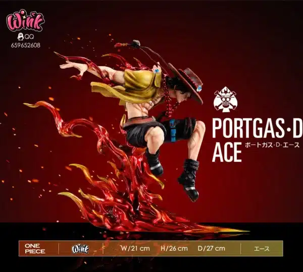 One Piece Wink Studio Ace Resin Statue 1
