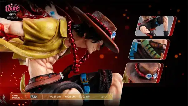 One Piece Wink Studio Ace Resin Statue 7