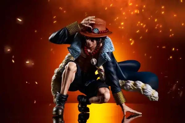 One Piece Yao Meng Meng Studio Portgas D Ace Resin Statue 5