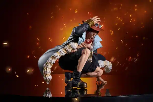 One Piece Yao Meng Meng Studio Portgas D Ace Resin Statue 6
