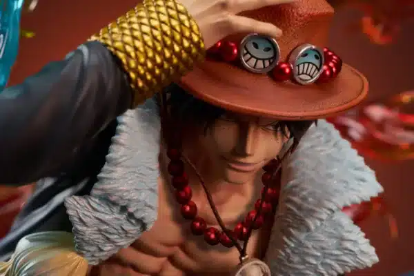 One Piece Yao Meng Meng Studio Portgas D Ace Resin Statue 7