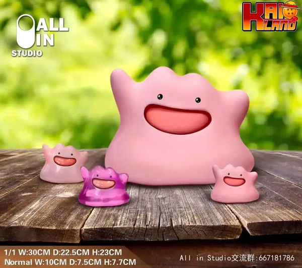Pokemon ALL IN Studio Ditto Resin Statue 1 jpeg
