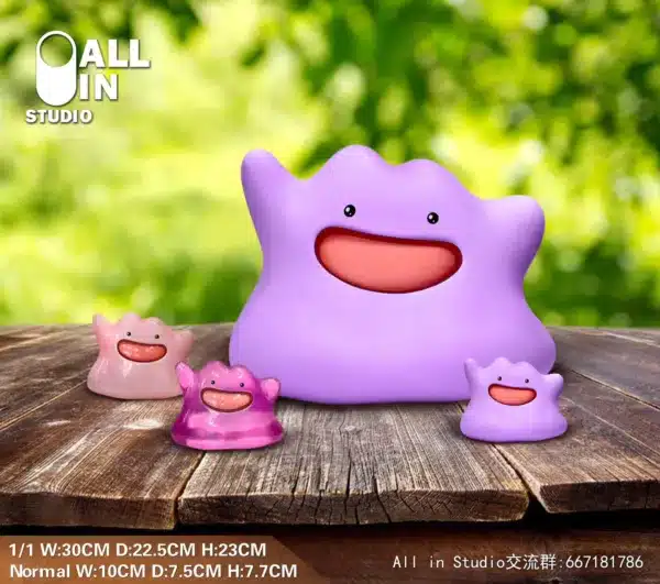 Pokemon ALL IN Studio Ditto Resin Statue 7