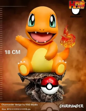 Pokemon EGG Studio Charmander Resin Statue