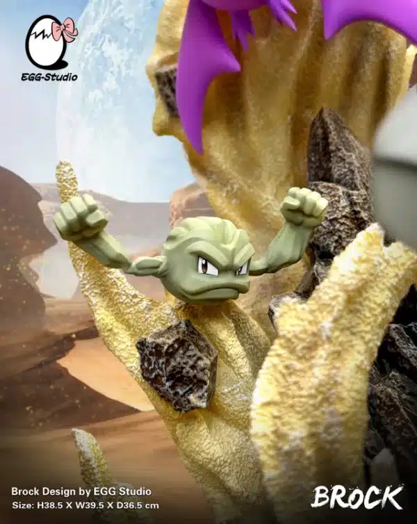 Pokemon EGG Studio Team Brock Resin Statue 4