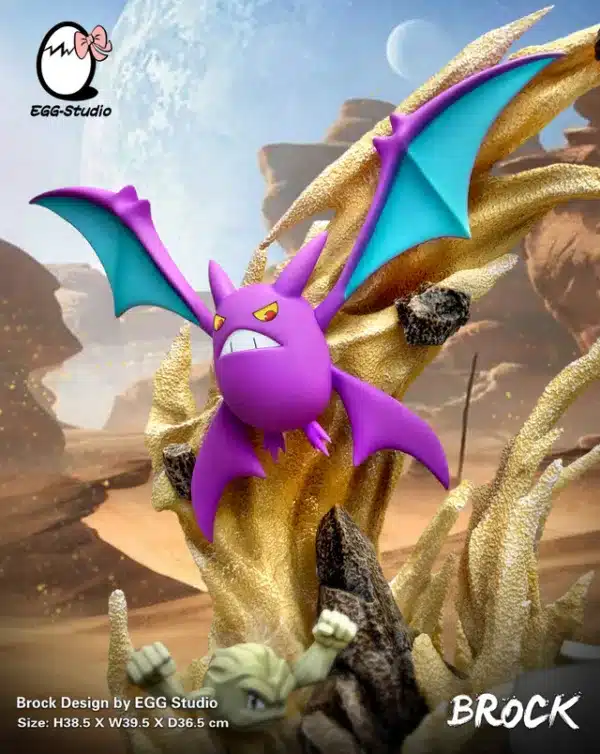 Pokemon EGG Studio Team Brock Resin Statue 6