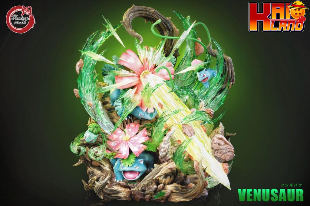 Pokemon Venusaur Evolution Set Statue - EC Studio [In-Stock]