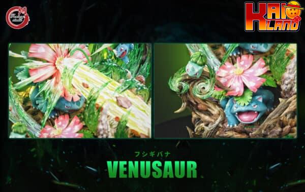 Pokemon Fantasy Studio Venusaur Resin Statue 3