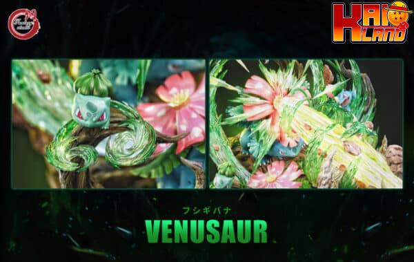 Pokemon Fantasy Studio Venusaur Resin Statue 4