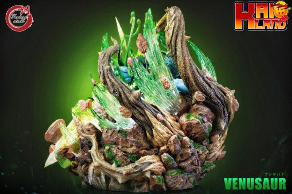 Pokemon Fantasy Studio Venusaur Resin Statue 9