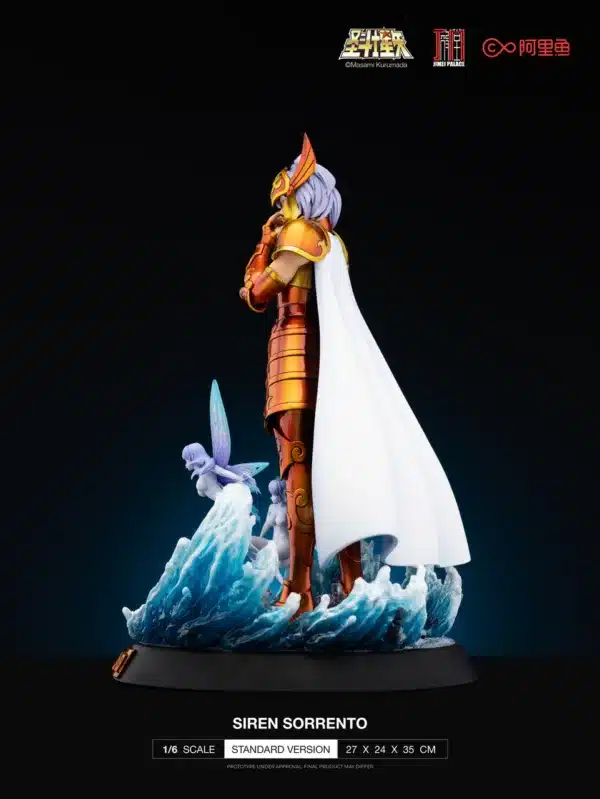 Saint Seiya Jimei Palace Siren Sorrento Licensed Resin Statue 2