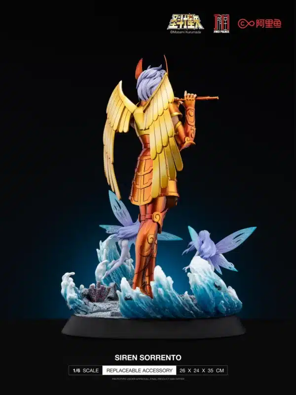 Saint Seiya Jimei Palace Siren Sorrento Licensed Resin Statue 5