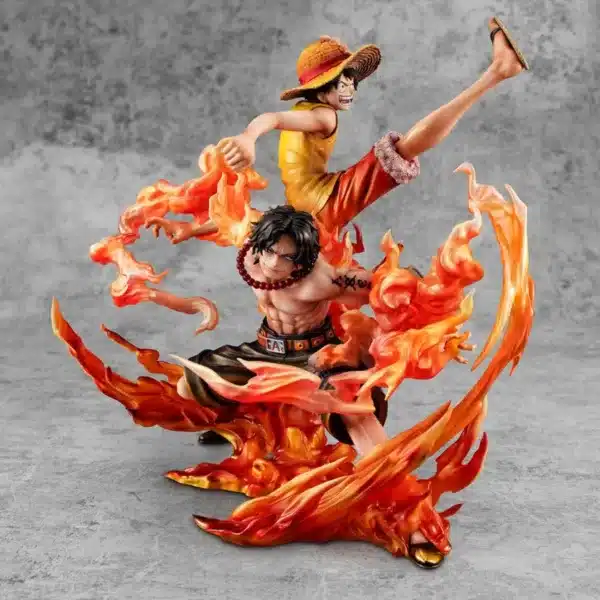 megahouse pop portrait of pirates one piece neo maximum luffy ace brotherhood 20th limited edition