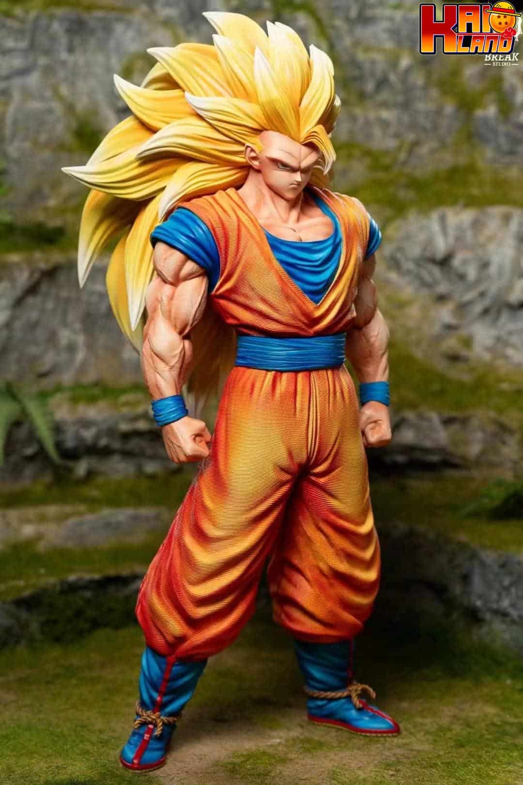 Dragon Ball Break Studio Goku Super Saiyan 3 Resin Statue
