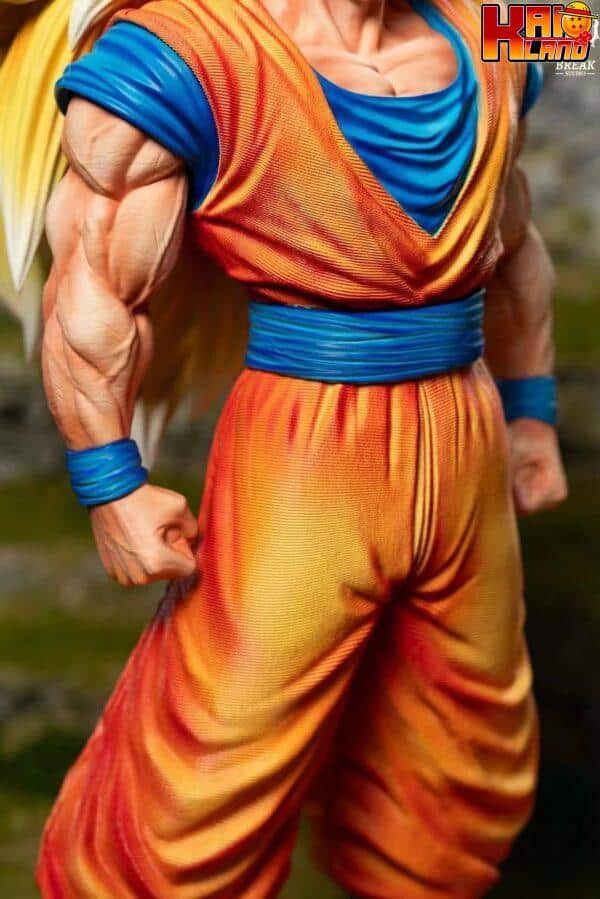 Dragon Ball Break Studio Goku Super Saiyan 3 Resin Statue 4