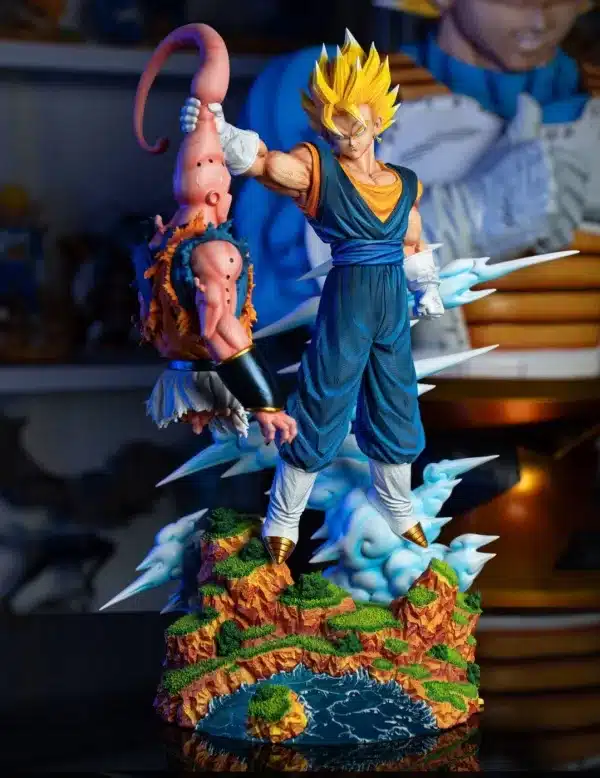 Dragon Ball Clouds Studio Vegetto vs Buuhan Resin Statue