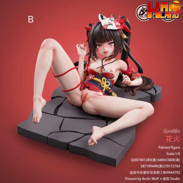 Honkai Impact Arctic Wolf Studio x Mi Yin Studio Sparkle Resin Statue 2