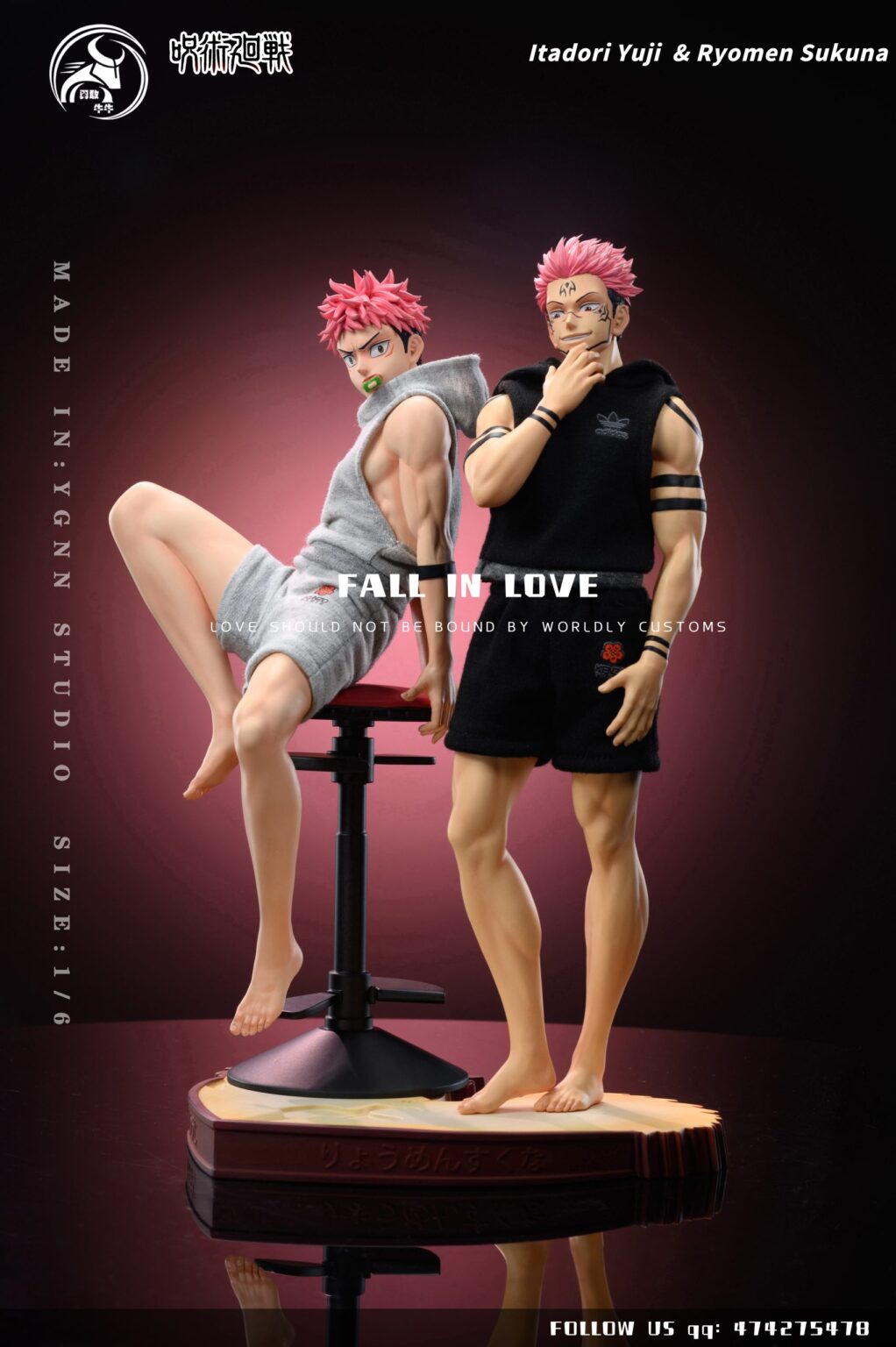 Jujutsu Kaisen YGNN Studio Yuji Itadori X Ryomen Sukuna Resin Statue ...