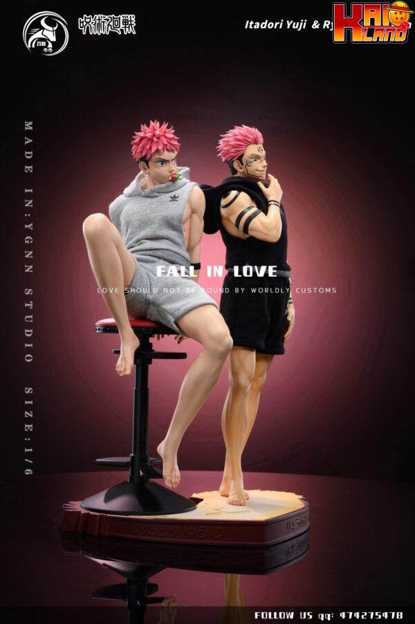 Jujutsu Kaisen YGNN Studio Yuji Itadori x Ryomen Sukuna Resin Statue 3