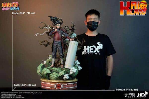 Naruto HEX Collectibles Senju Hashirama Licensed Resin Statue 8