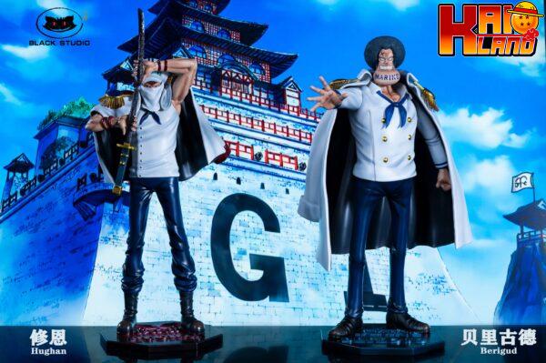 One Piece Black Studio Berigud x Hughan Resin Statue 1