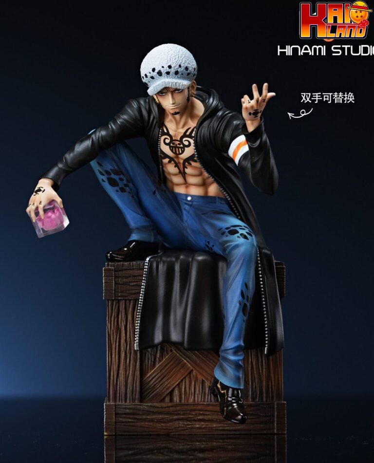 One Piece Hinami Studio Sitting Trafalgar D Water Law Resin Statue 1