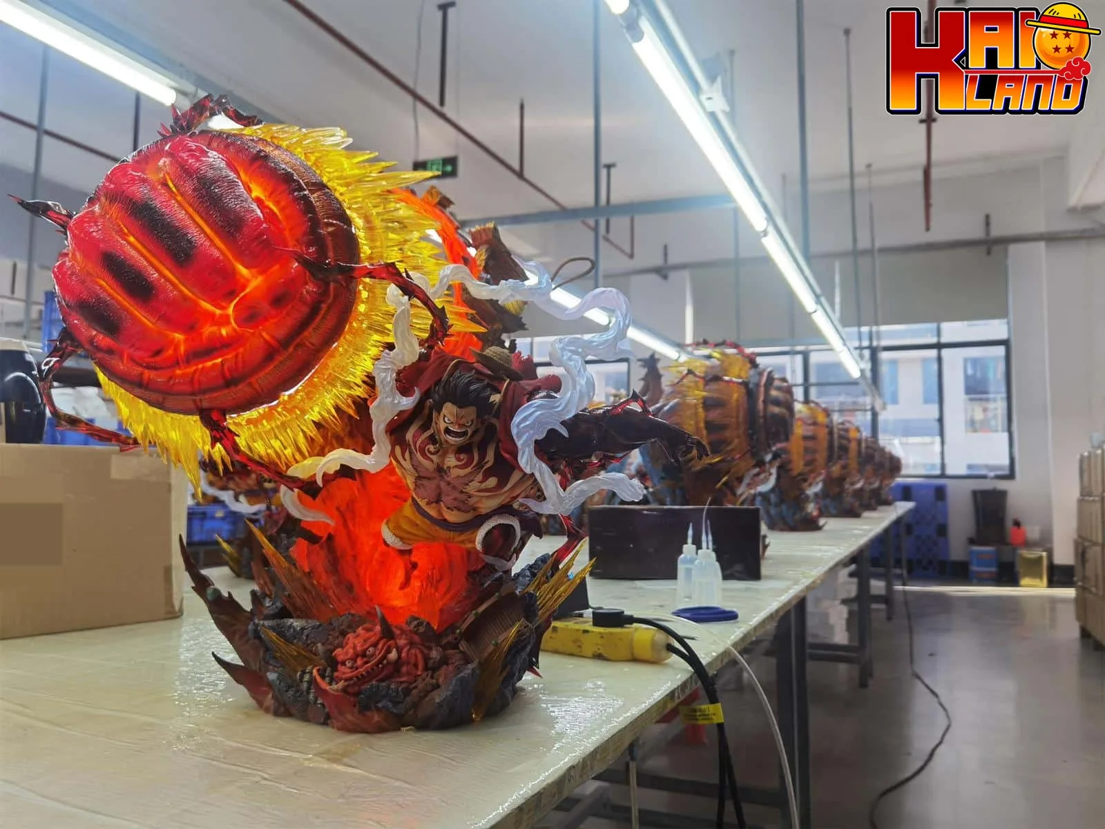 One Piece MoreFun x Monkey D Studio Gear 4 Luffy Resin Statue