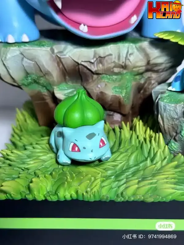 Pokemon Infinite Studio Charmender x Bulbasaur x Squirtle Evolution Group Resin Statue 6