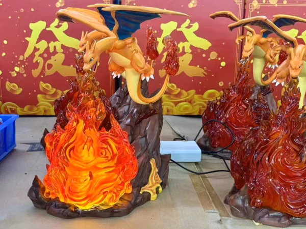Pokemon LIBRA Studio Charizard Flamethrower Resin Statue
