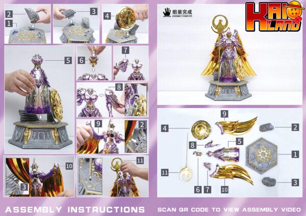 Saint Seiya JacksDo Athena Cloths Resin Statue 5