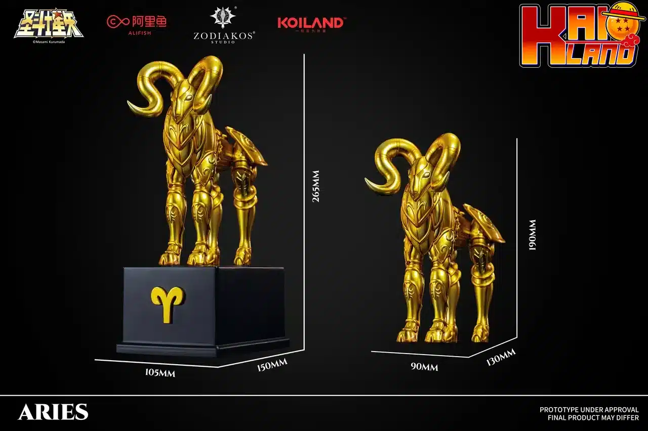 Saint Seiya Zodiakos Studio Aries Cloth Licensed Resin Statue