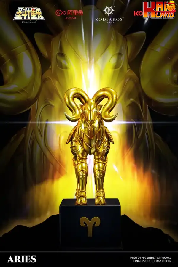 Saint Seiya Zodiakos Studio Aries Cloth Licensed Resin Statue 8