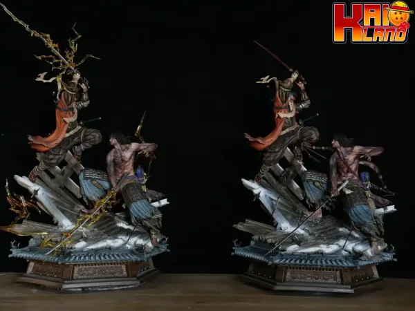 Shadows Die Twice Bard x Corgi Progkit Studio Sekiro Vs Genichiro Ashina Resin Statute 2 3