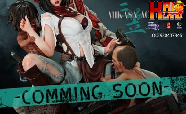 Attack on Titan Shengge studio x Chiyan studio x TOC Studio Mikasa Ackerman Resin Statue 4