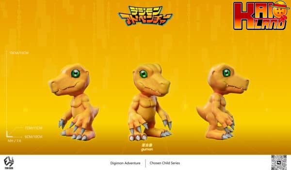 Digimon Funbox Studio Yagami Taichi x Agumon Resin Statue 2