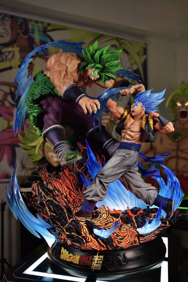 Dragon Ball KD Collectibles SS Blue Gogeta Vs Broly Resin Statue 1 1