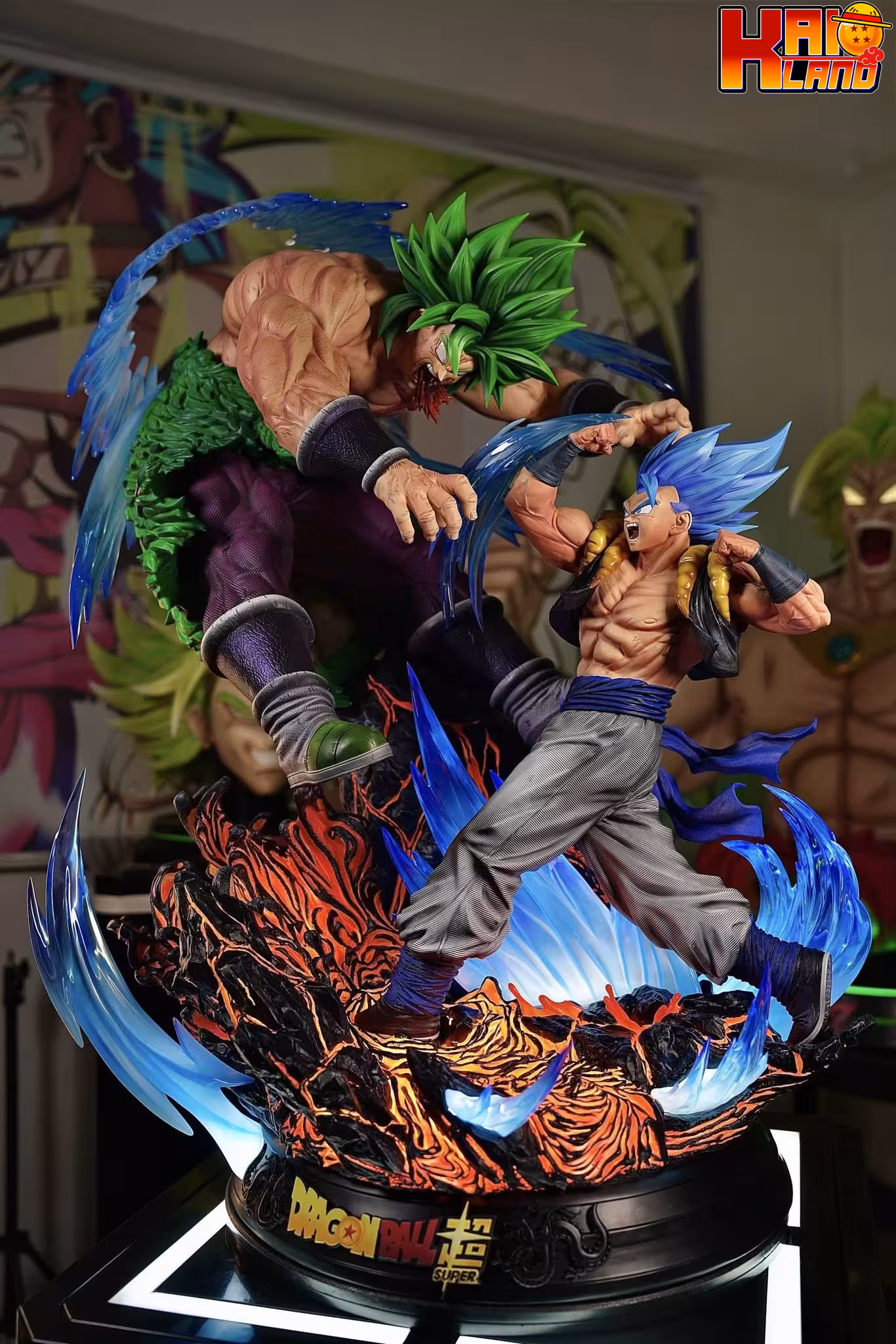 Dragon Ball KD Collectibles SS Blue Gogeta Vs Broly Resin Statue