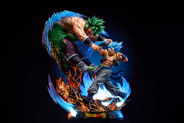 Dragon Ball KD Collectibles SS Blue Gogeta Vs Broly Resin Statue 2 1