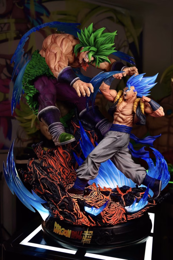 Dragon Ball KD Collectibles SS Blue Gogeta Vs Broly Resin Statue 2 2