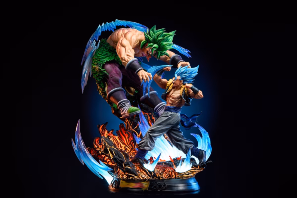 Dragon Ball KD Collectibles SS Blue Gogeta Vs Broly Resin Statue 3 1