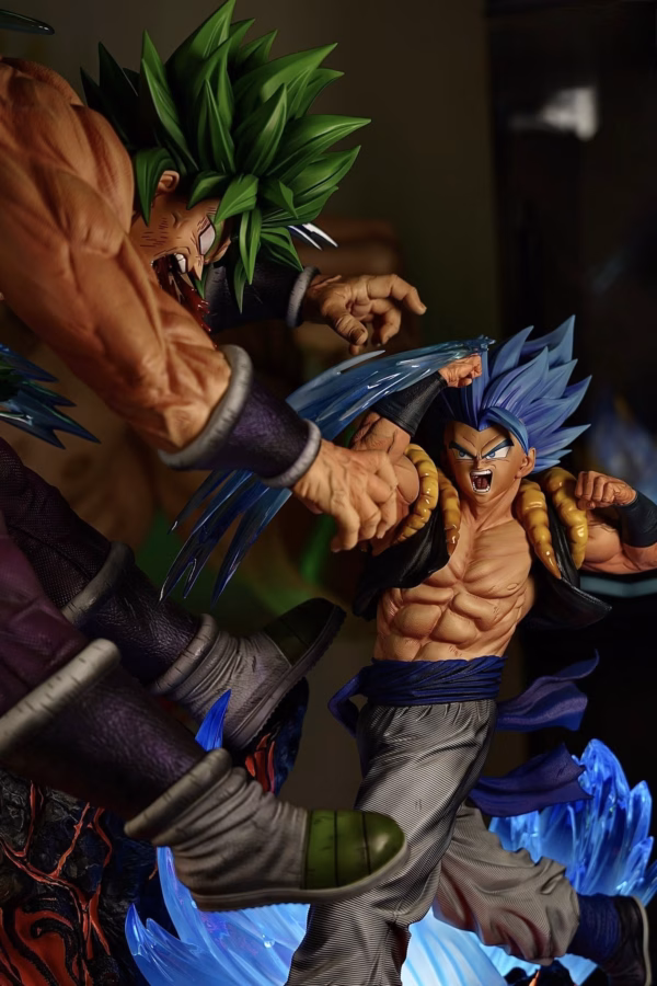 Dragon Ball KD Collectibles SS Blue Gogeta Vs Broly Resin Statue 3 2