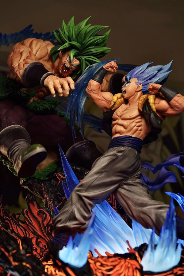 Dragon Ball KD Collectibles SS Blue Gogeta Vs Broly Resin Statue 4 2